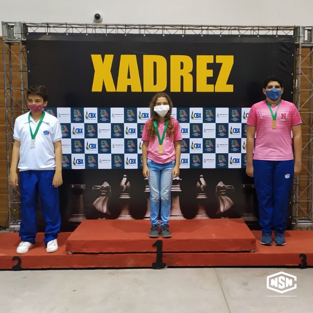 Estudantes Neves são destaques em campeonato nacional de Xadrez 