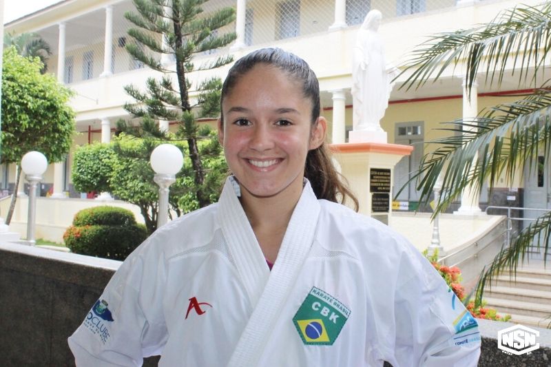 Aluna Neves integra Seleção Brasileira de Karatê em competição na Bolívia